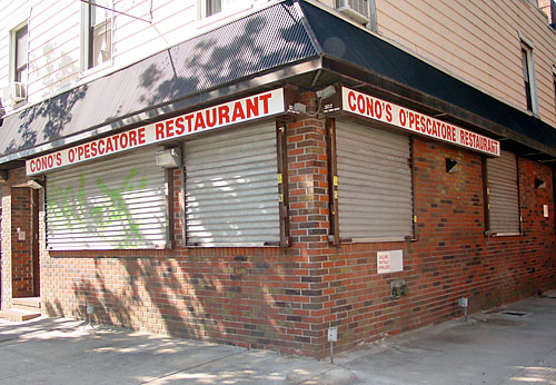 Oh no, Cono’s! Even Vito’s restaurant has closed!