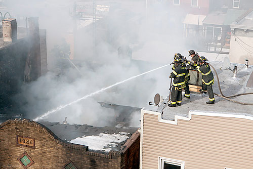 Blame the hoarders? Massive fire destroys Conselyea St building