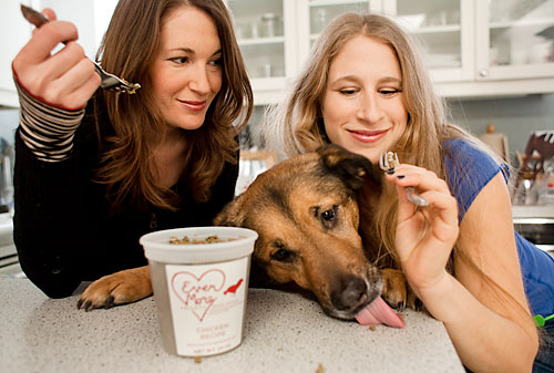These ladies will eat dog food for a month!