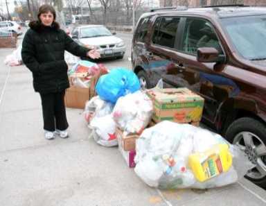 Missed recycling pickups trash Dahlgren Place