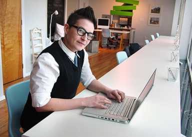 Hey, freelancer, get out of those pajamas and into an office