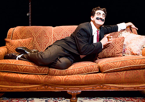 Frank Ferrante’s Groucho is right on the Marx