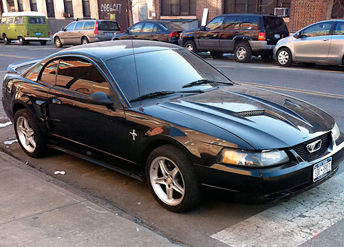Cop’s Mustang never roams — even for alternate side