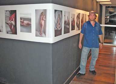 Art attack! Woman destroyed his breast piece ever