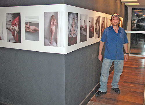 Art attack! Woman destroyed his breast piece ever