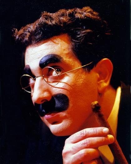 Frank Ferrante’s Groucho is right on the Marx