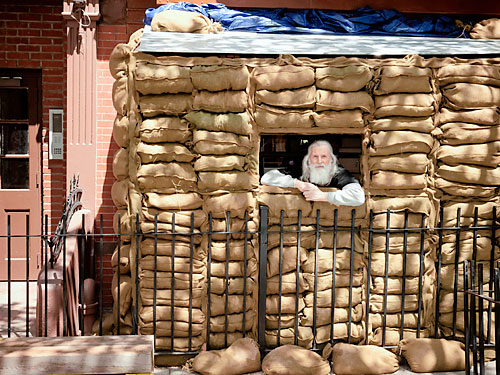 ‘Bunker’ hill! Park Slope sniper’s nest is actually an art exhibit