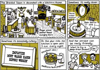 A darn tootin’ good saloon