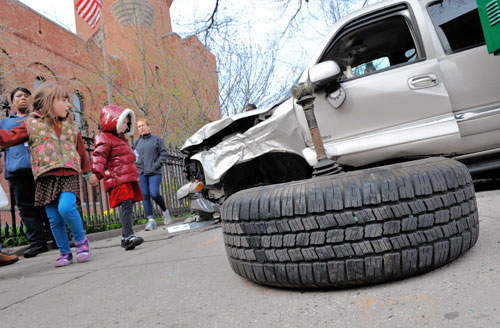 Cops: Sleepy senior mows down four on 15th Street