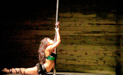Get on the pole — at Galapagos