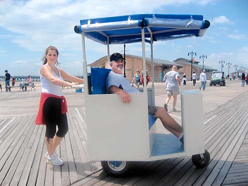 Roll call! Coney Island getting its rickshaws back!