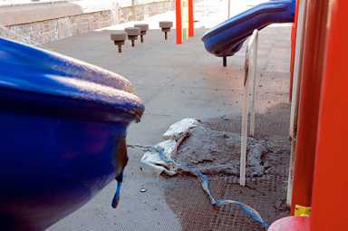 Torched! PS 29’s new gym equipment is set ablaze