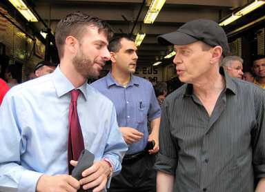 Our days and nights on the hustings with Steve Buscemi