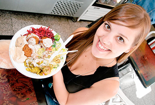West Bank proxy battle seen in falafel war on Bedford Ave