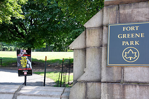Cops battle robbery spree in Fort Greene Park