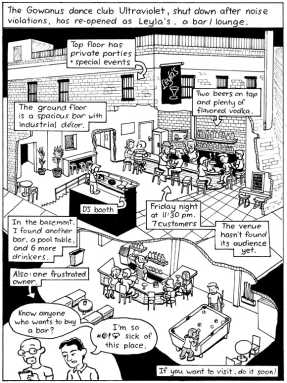 Leyla’s — troubled bar with frustrated owner