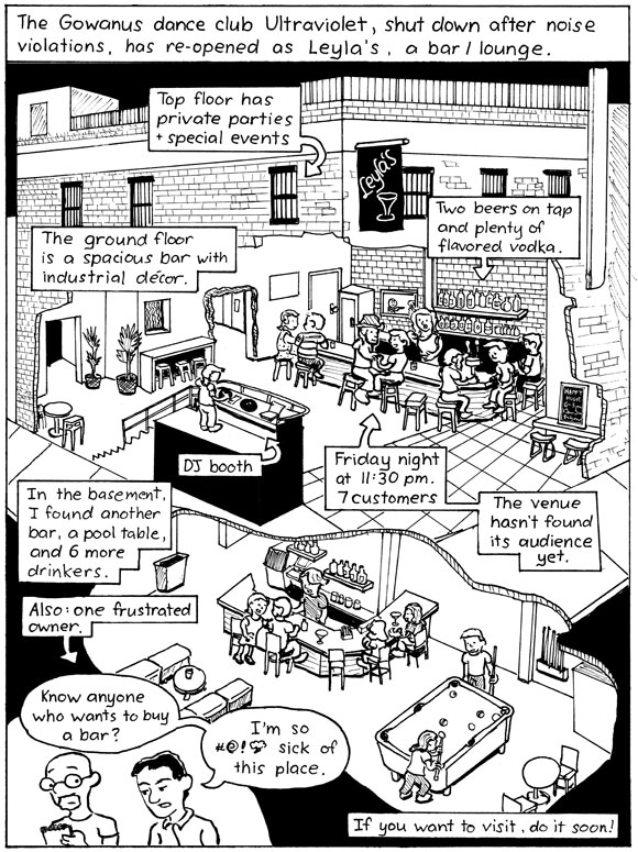 Leyla’s — troubled bar with frustrated owner