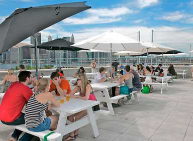 Hot dog! Pier 6 rooftop bar opens in Brooklyn Bridge Park