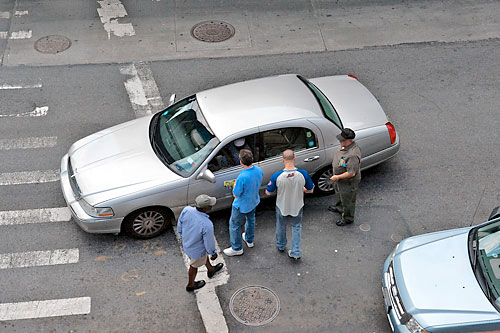 Hail? No! City stings livery cabbies in Downtown