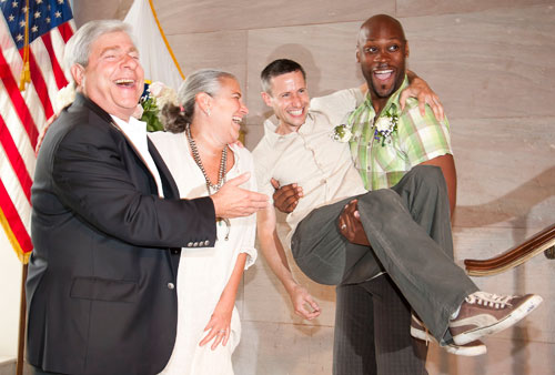 V-Gay Day! Boro hosts scores of same-sex marriages on Sunday