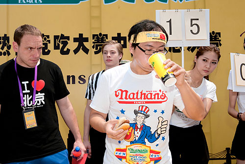 Forget the Japanese! This year’s hot dog contest is coming out party for the People’s Republic of China