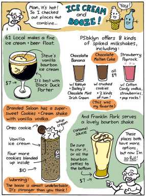 Who doesn’t love ice cream in booze?