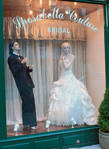 How much is that lady tuxedo in the window?