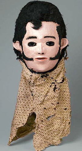 Elvis is in the building! African mask of The King joins the collection