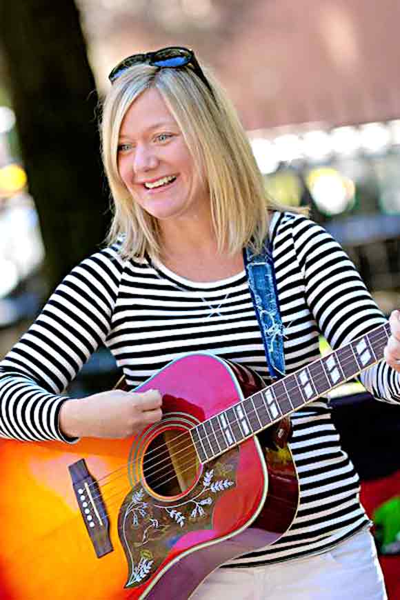 Kid stuff! Karen K leads the Jitterbugs at Carroll Park on Aug. 17