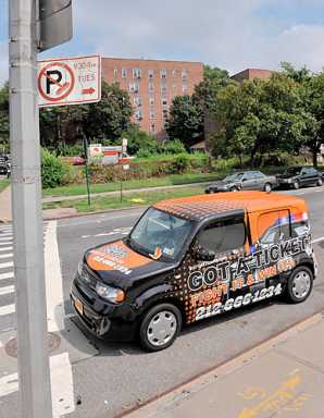 Cops ticket ‘ticket-fighting’ car