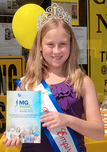 Pint-sized pageant princess raises $1,800 for ailing friend