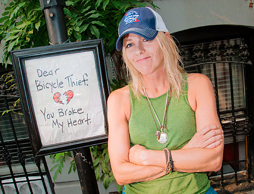Bike theft victim: Hey, thief, you made me cry!
