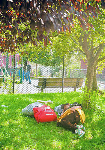 Greenpoint drunks ruining McCarren Park playground with filth