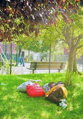 Greenpoint drunks ruining McCarren Park playground with filth