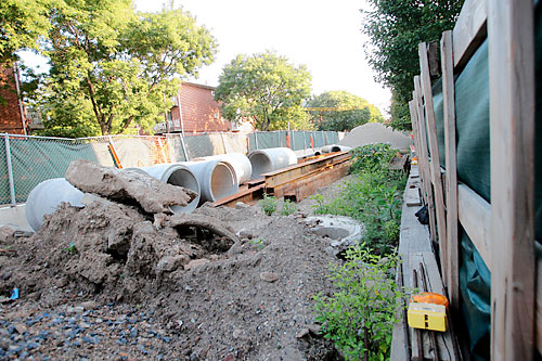 Residents say Bergen construction a danger to kids