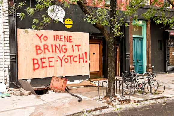 Hurricane — what hurricane? Irene blew!