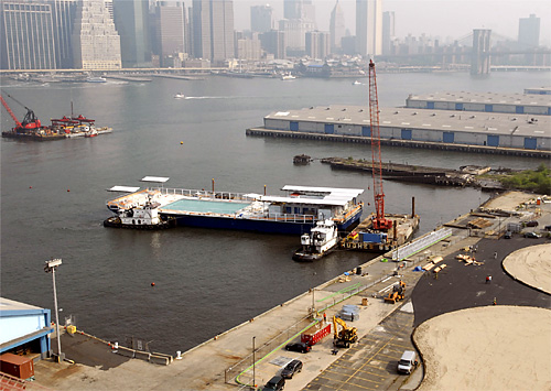 Everybody in the barge