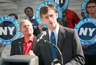 Hot stuff! Markowitz and Levin announce big cash for Northside Center