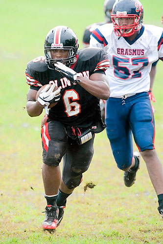 Clinton runs over Erasmus Hall 30–8