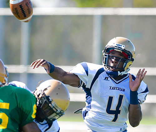 Holy Cross drops Xaverian 15–13