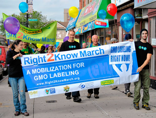 March to White House highlights need to label foods that are genetically modified