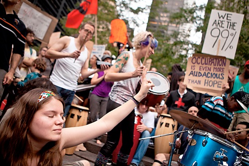 Mainstream pols embrace — or is that simply try to be embraced by — the ‘Occupy’ movement