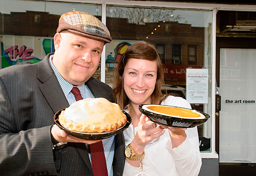 Pie-eyed! Annual social raises money for charity and thickness for your waist