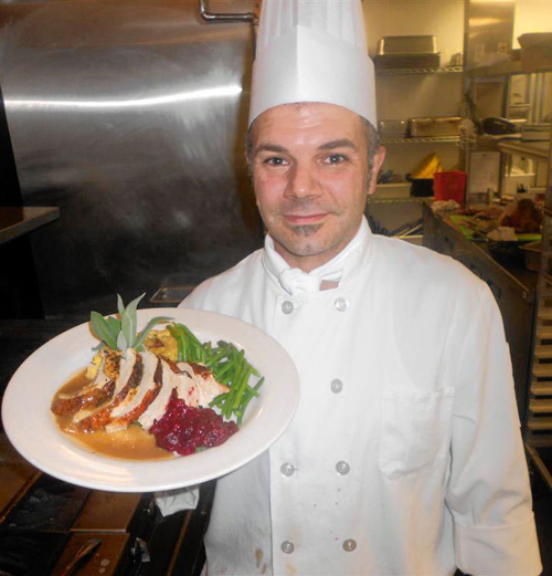 A very Raiola Thanksgiving — a full meal from our chef!