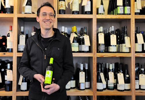 Bottle of red, bottle of white