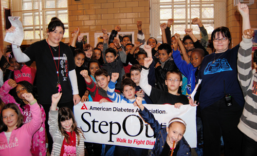 PS 52 kids put best foot forward for diabates