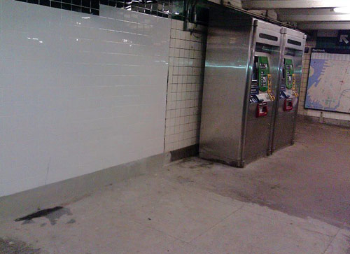 Booth loose! MTA makes good on promise to remove Carroll St clerk