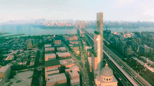 Faulty tower! Critics don’t like the look of this modern hotel