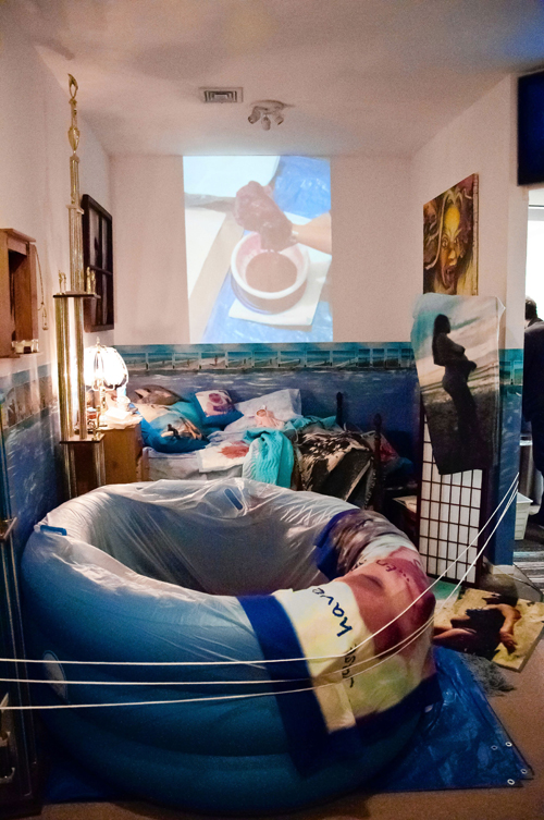 And baby makes art! Kotak delivers a profound piece — and a son