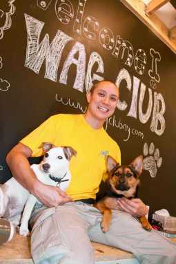 Brooklyn Bridge bark! New dog spa opens at Pier 6 condo